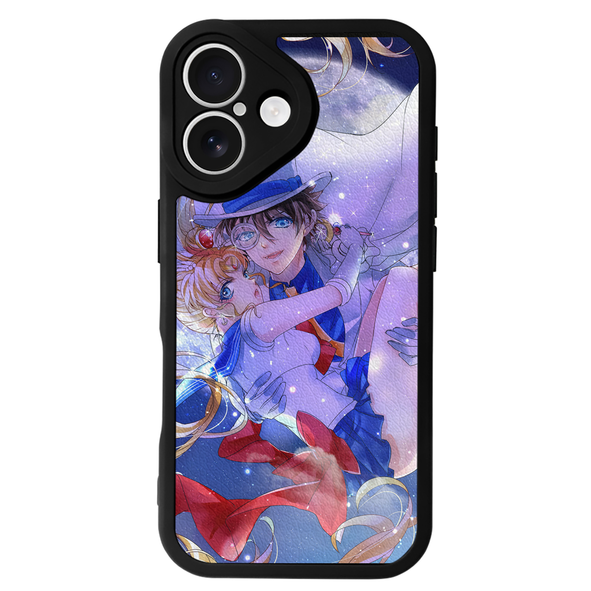 （画像用） 美少女戦士セーラームーン Sailor Moon 【iPhone 16シリーズ対応】シリコンスマホケース（レザー調） 材質：シリコン